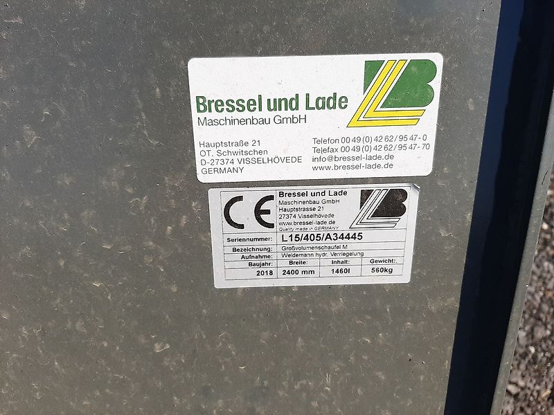 Bressel und Lade Cupa materiale usoare 2.4m