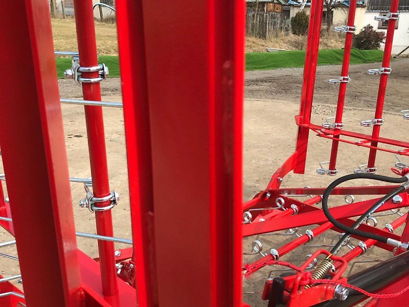 JAR-MET 6m 10mm Zinken Hydraulisch Klappbar Wiesenstriegel