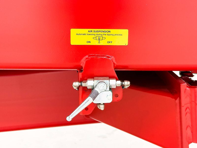 Krampe Big Body 700 Carrier (BB 700) 22 tons capacity, 32,8 m3, 60 cm extension, Made in Germany, premium trailer