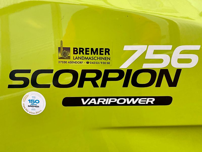 Claas SCORPION 756 VP Stage V Generation 2 Druckluft