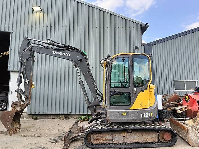 Volvo ECR 58 D rups graafmachine tracked excavator bagge