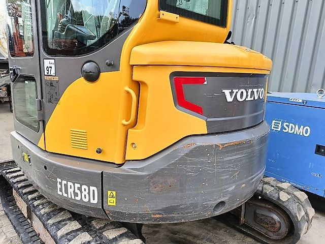 Volvo ECR 58 D rups graafmachine tracked excavator bagge