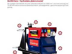 Zapfwellenaggregat, Notstrom Aggregat, Zapfwellengenerator 38 kVA