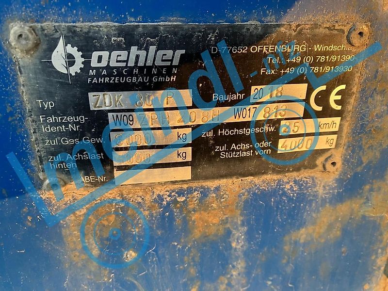 Öhler 2 Achs Pritschen Anhänger