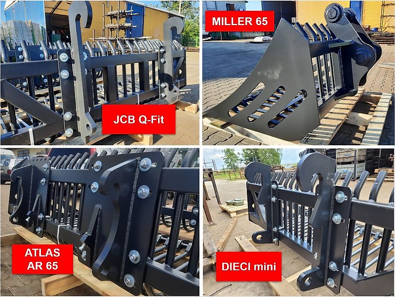 RADSTAL Steinschaufel PREMIUM (Siebschaufel) P-80 2,0m