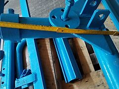 Schmotzer Schmotzer Geräteschienen starr Klappbar bis 3,4m länge Normprofil 70X80mm Mechanisch je 50cm auslage