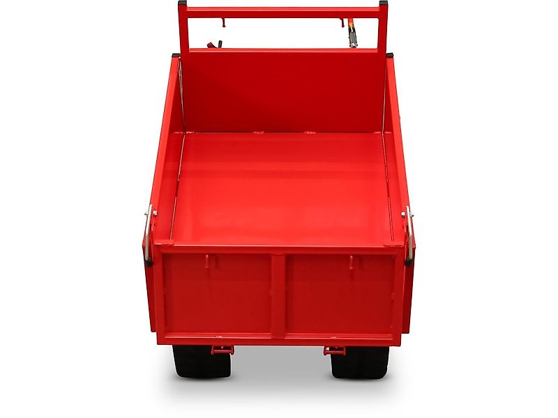 SCHORR RR500DHKB2 Minidumper PRO 500kg mit Kiste, Kipphydraulik und Mitfahrplattform 9,2 PS Motor Raupendumper