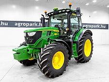 John Deere 6R 130 AutoQuad Plus 24/24 50 km/h, axle and cab suspension, G5 display, SF7500 AutoTrac, air brake, LED, Trelleborg