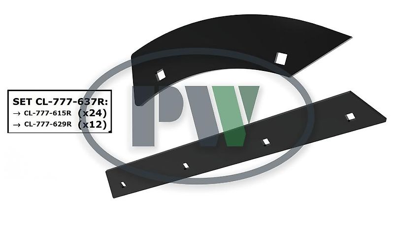 PW Verschleißblech CL-777-637R (777637.0) – passend für Claas Lexion 570, 730–750, 760