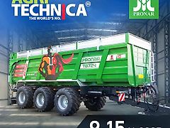 Pronar T 8724 Muldenkipper 34to AGRITECHNICA Maschine; Hydraulisches Fahrwerk; Eigene Ölversorgung